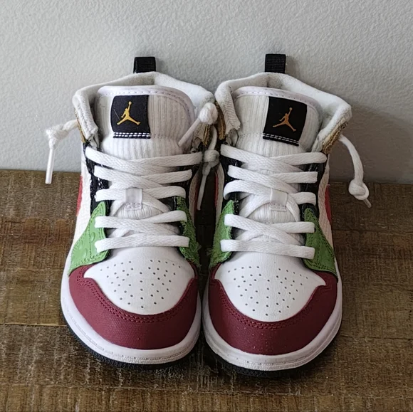 Jordan 1 Mid SE 'Messy Room' (PS) Child Size 12c - Picture 3 of 7